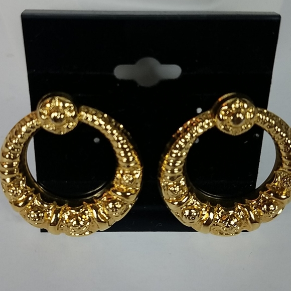Fashion Jewelry, Gold plated piercd earrings - Picture 3 of 4